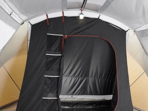 TENTE 6 personnes - Prêt à Camper Tribu 3 chambres + Frigo