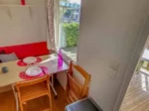 MOBILHOME 2 personnes - Eco Mitoyen (mitoyen avec un autre locatif)