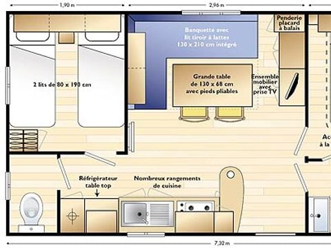 MOBILE HOME 4 people - Comfort