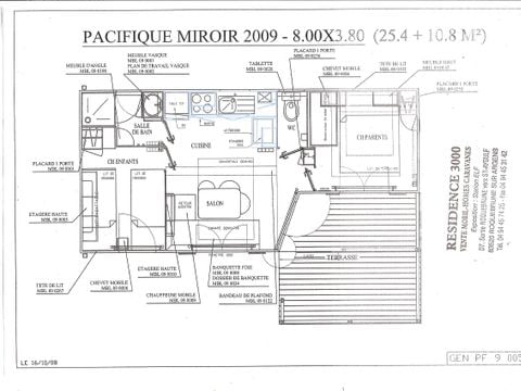 MOBILE HOME 4 people - PACIFIC