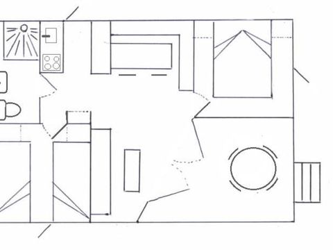 CHALET 4 personnes - MOBILE-HOME STYLE EVASION