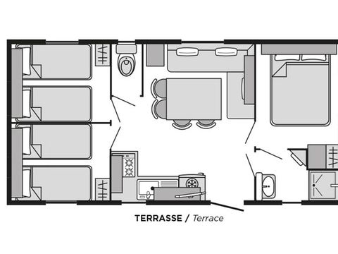 MOBILHOME 6 personnes - Titania STANDARD