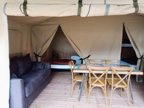 CANVAS AND WOOD TENT 6 people - Lodge Tent KENYA