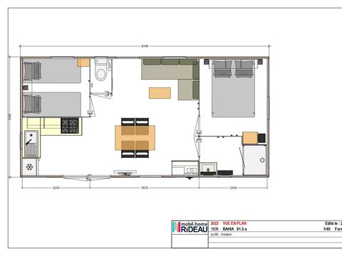 MOBILHOME 4 personnes - Mobil home Ciela Privilège - 2 chambres - barbecue