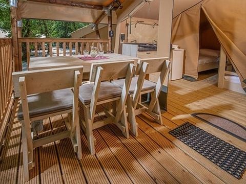 MOBILHOME 5 personnes - Tente Super Lodge | 2 Ch. | 4/5 Pers. | Sans SDB