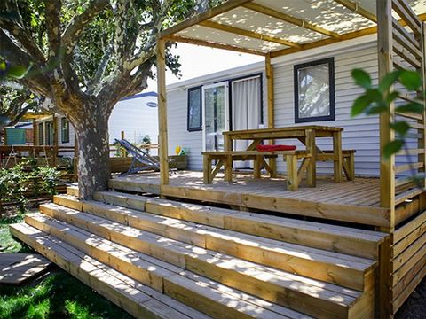MOBILE HOME 6 people - Premium | 3 Bedrooms | 6 Pers | Covered Terrace | Air Conditioning | TV