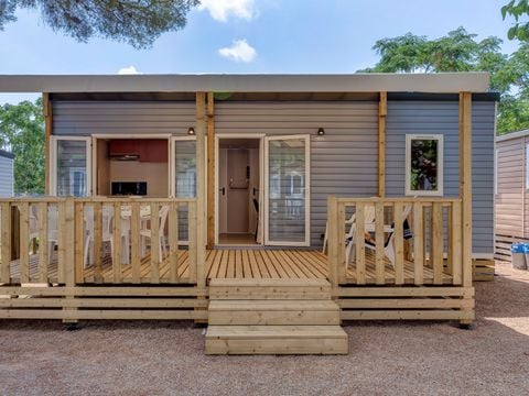 MOBILE HOME 6 people -  Comfort XL | 2 Bedrooms | 4/6 Pers | Raised terrace | Air conditioning