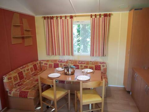 MOBILE HOME 6 people - 5/6 person mobile home with sanitary facilities and tv with covered terrace