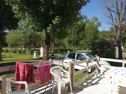 MOBILE HOME 6 people - mobile home sleeps 5/6, with sanitary facilities and tv uncovered terrace