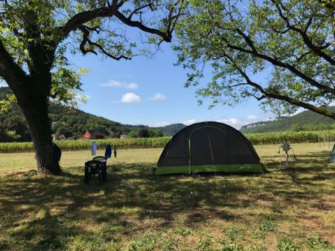 TENTE 4 personnes - Tente " Prêt à camper" 2 chambres