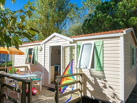 MOBILE HOME 6 people - Comfort | 2 Bedrooms | 4/6 Pers. | Terrace, elevated, not covered | Air conditioning