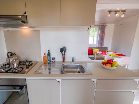 MOBILHOME 6 personnes - Mobil-home | Premium | 3 Ch. | 6 Pers. | Terrasse surélevée