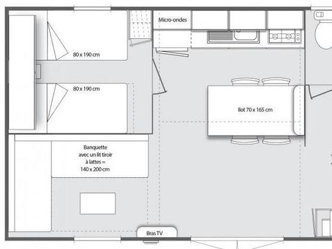 MOBILHOME 6 personnes - Calypso