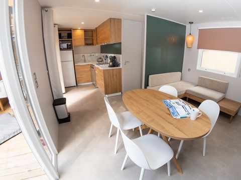 MOBILHOME 4 personnes - PREMIUM Mobil home 2ch. GALET (2023) 31m² + Terrasse semi-couverte