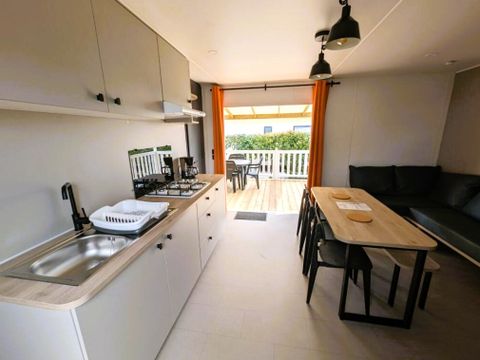 MOBILHOME 6 personnes - Mobil-home Agora 3 chambres avec terrasse couverte