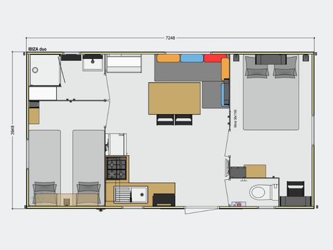 MOBILHOME 4 personnes - MOANA