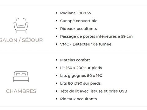 MOBILHOME 12 personnes - Tropical Lodge Family - 6 Ch/12 pers - TRIBU XXL 12 pers