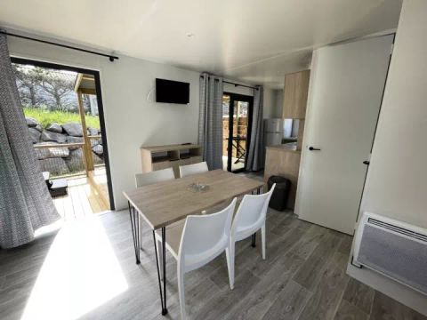 MOBILHOME 4 personnes - Premium 3 Pièces 4 Personnes Climatisé + TV + Jacuzzi