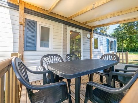 MOBILE HOME 6 people - Mobile-home | Comfort | 3 Bedrooms | 6 Pers. | Raised terrace