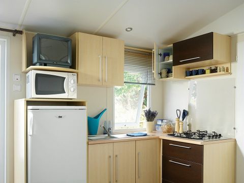 MOBILE HOME 6 people - Mobil-home | Classic XL | 3 Bedrooms | 6 Pers. | Raised terrace | Air-con.