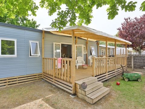 MOBILE HOME 6 people - Mobile-home | Comfort XL | 3 Bedrooms | 6 Pers. | Raised terrace | Air conditioning