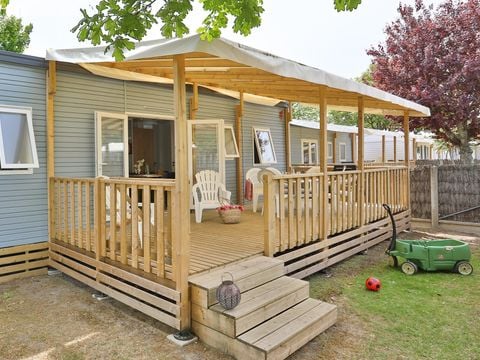 MOBILE HOME 6 people - Mobile-home | Comfort XL | 3 Bedrooms | 6 Pers. | Raised terrace | Air conditioning