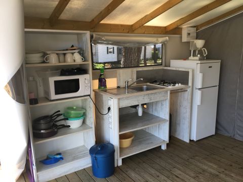 BUNGALOW TOILÉ 4 personnes - ECOLODGE sans sanitaire