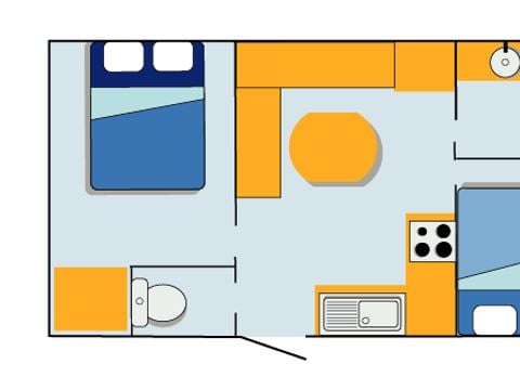 MOBILE HOME 4 people - COMFORT