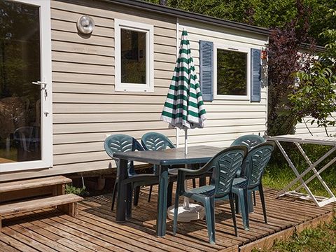 MOBILHOME 6 personnes - Classic | 2 Ch. | 4/6 Pers. | Terrasse surélevée non couverte