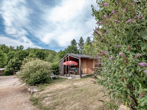 CANVAS BUNGALOW 4 people - Châtaigner hut without sanitary facilities