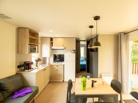 MOBILHOME 8 personnes - Premium - 38.5m² - 4 chambres - 2 SDB - Vue Dune