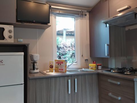 MOBILHOME 4 personnes - Loggia Confort 24m² (2 chambres) + Terrasse couverte + Clim