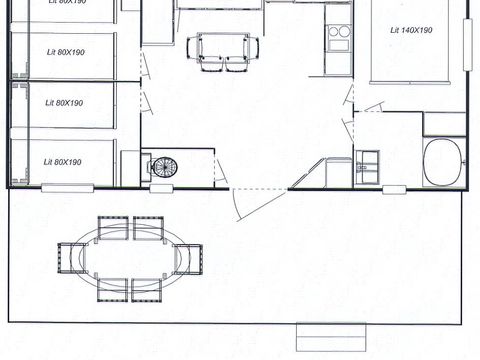 MOBILE HOME 7 people - 3 Bedrooms PREMIUM