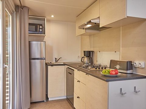 MOBILE HOME 4 people - Mobile-home | Comfort XL | 2 Bedrooms | 4 Pers. | Raised terrace | Air-con.