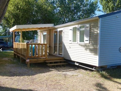 MOBILHOME 4 personnes - Mobil-home Classique 2ch 4p terrasse couverte