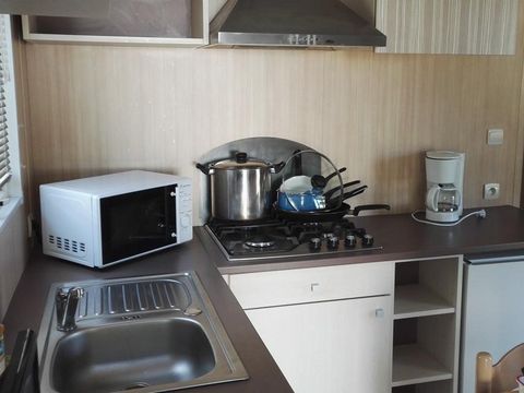 MOBILE HOME 2 people - Comfort 1 bedroom + terrace - Sea view