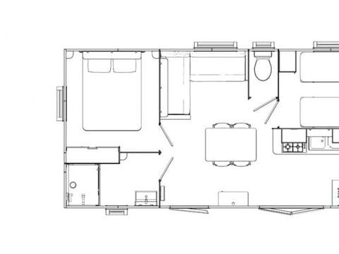 MOBILE HOME 4 people - Cosy Home Flower 29m² (2bed - 4 pers) + TV + LV