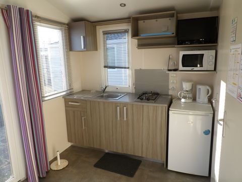 MOBILHOME 2 personnes - Eco+terrasse coté étang