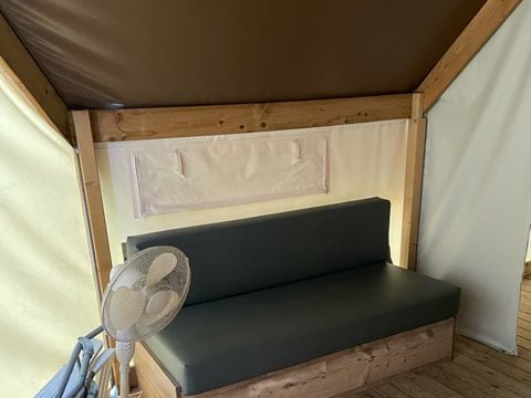 CANVAS AND WOOD TENT 5 people - Eco Lodge Tent 3 Rooms 5 People Without Sanitary Facilities