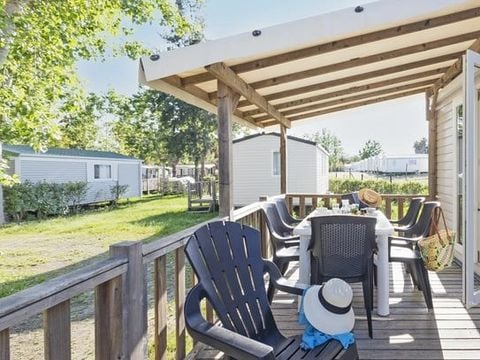 MOBILE HOME 6 people - Mobile-home | Comfort | 3 Bedrooms | 6 Pers. | Raised terrace | Air conditioning