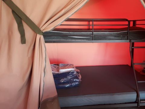 CANVAS AND WOOD TENT 5 people - LODGE (WITHOUT SANITARY FACILITIES)