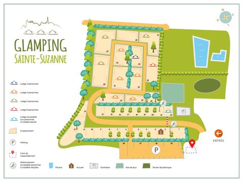 Glamping Sainte Suzanne  - Camping Mayenne - Image N°25