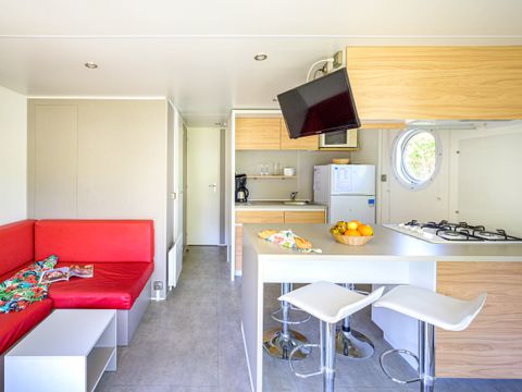 MOBILE HOME 4 people - Premium 27 m² 2 bedrooms bed 160 + TV + air conditioning + river view