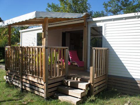 MOBILHOME 4 personnes - Mobil home Premium 32m² 2 chambres + 2 salles de bain + lit 160 + 2 TV + climatisation