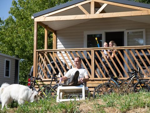 MOBILE HOME 4 people - Apple tree with river view