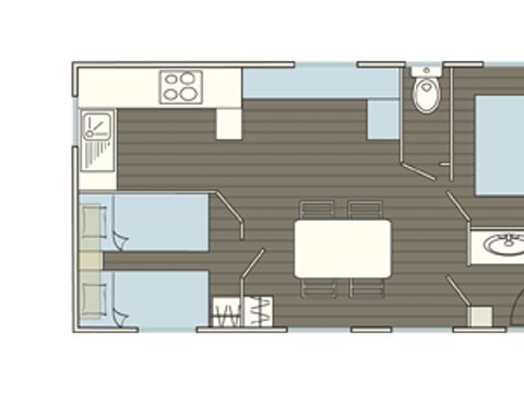 MOBILE HOME 4 people - MH2 SAVANAH 31 sqm