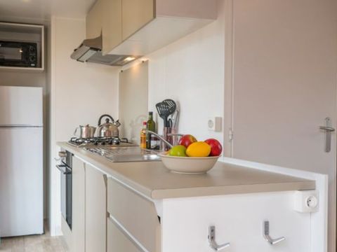 MOBILHOME 6 personnes - Mobil-home | Comfort | 3 Ch. | 6 Pers. | Terrasse surélevée | Clim.