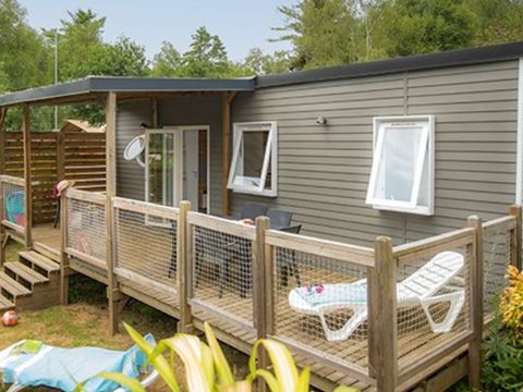 MOBILHOME 6 personnes - Mobil-home | Comfort | 3 Ch. | 6 Pers. | Terrasse surélevée | Clim.