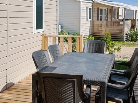 MOBILE HOME 4 people - Comfort XL | 2 Bedrooms | 4 Pers | Raised terrace | Air conditioning