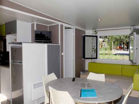 MOBILE HOME 6 people - Comfort mobile home 35m² 3 bedrooms + terrace + towels and sheets + TV